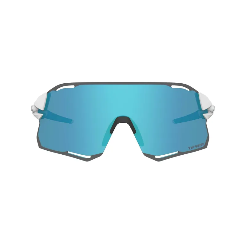 Tifosi Rail Race Interchangeable Clarion Lens Sunglasses in White-1